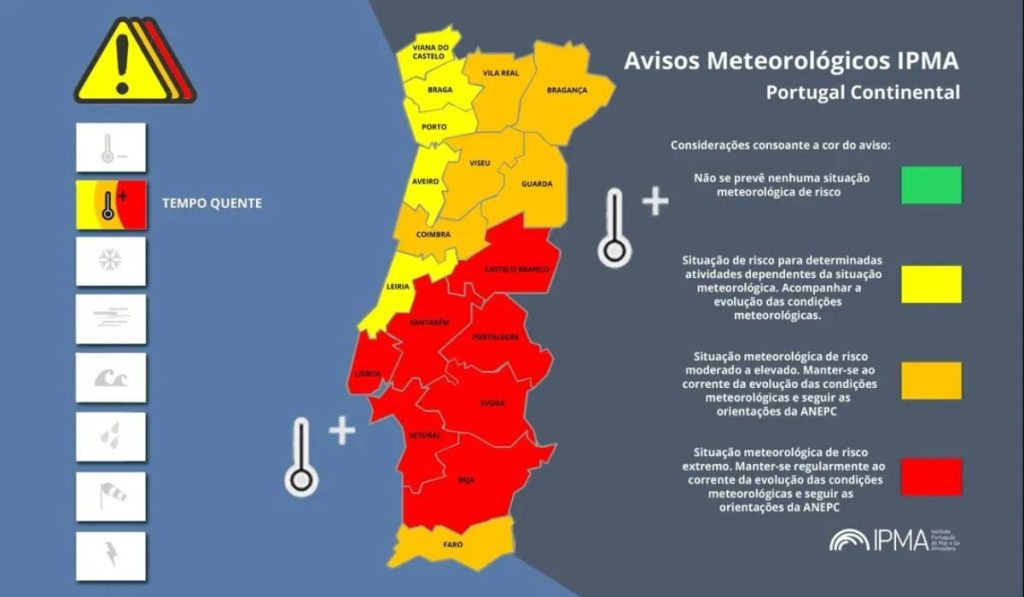 Onda de calor em Portugal: temperatura chega a quase 47°C